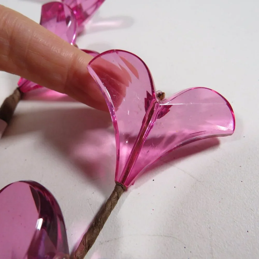 Giant Flower Bead Floral Pick (10 hearts per pick) Multi-dimensional, One Pick